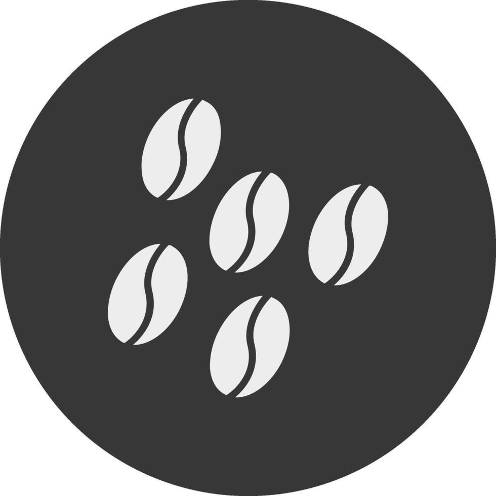 Coffee Glyph Inverted Icon vector