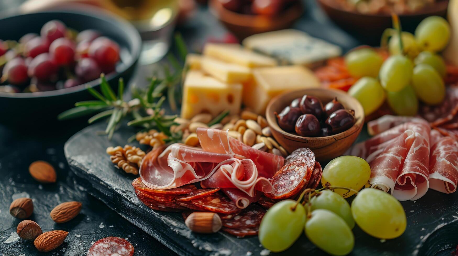 Artisan Cheese and Cured Meat Charcuterie Assortment photo