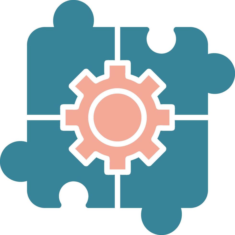 Fossil Fuels Glyph Two Color Icon vector