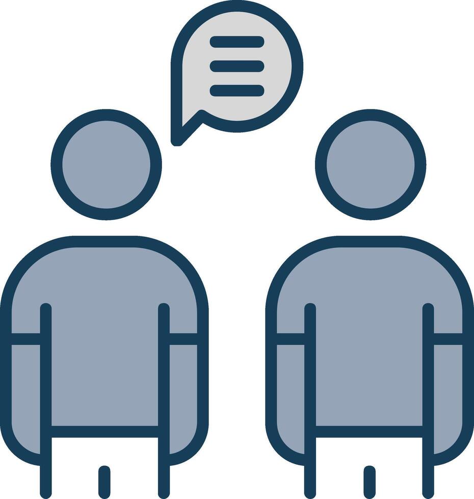 Customer Surveys Line Filled Grey Icon vector
