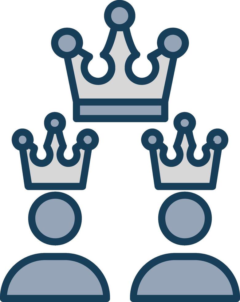 Franchising Line Filled Grey Icon vector
