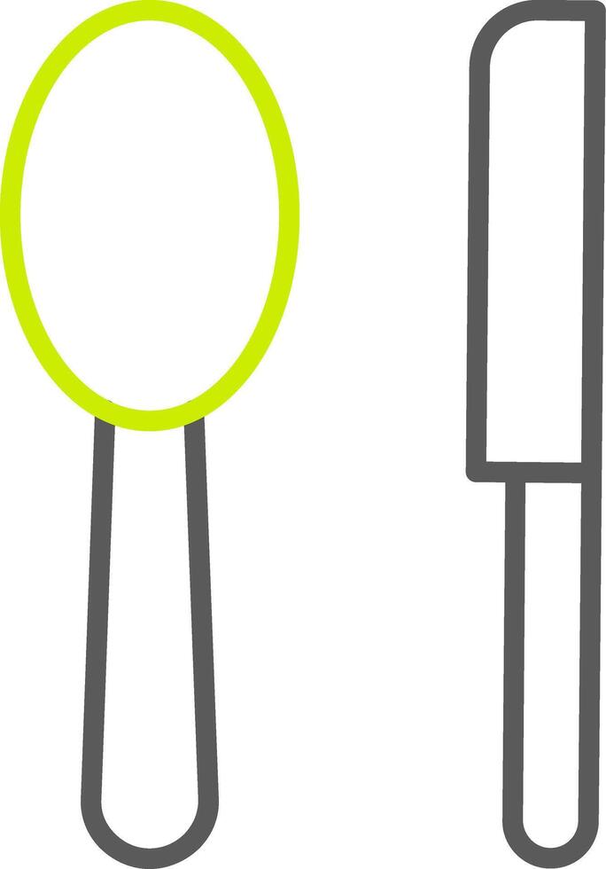 Cutlery Line Two Color Icon vector