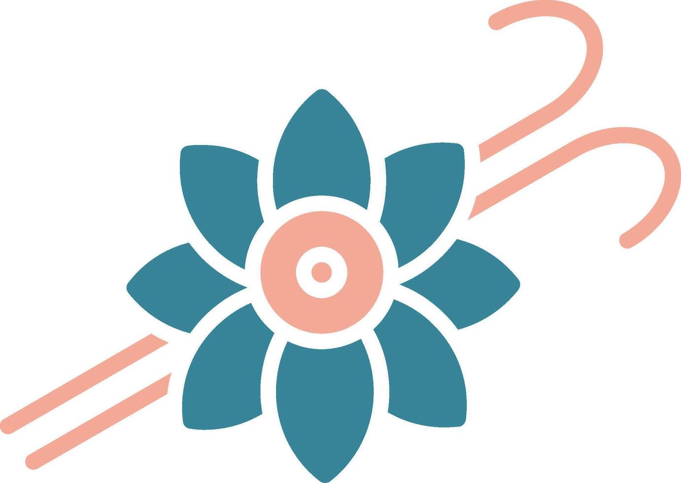 Vanilla Glyph Two Color Icon vector