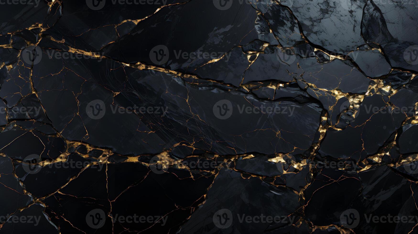 Granite texture, Marble black and gold background with space for text, grunge stone photo