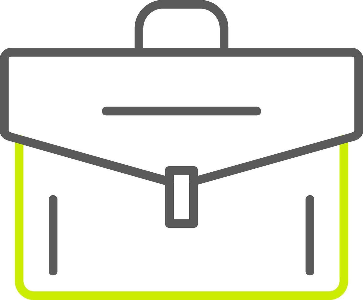 Portfolio Line Two Color Icon vector