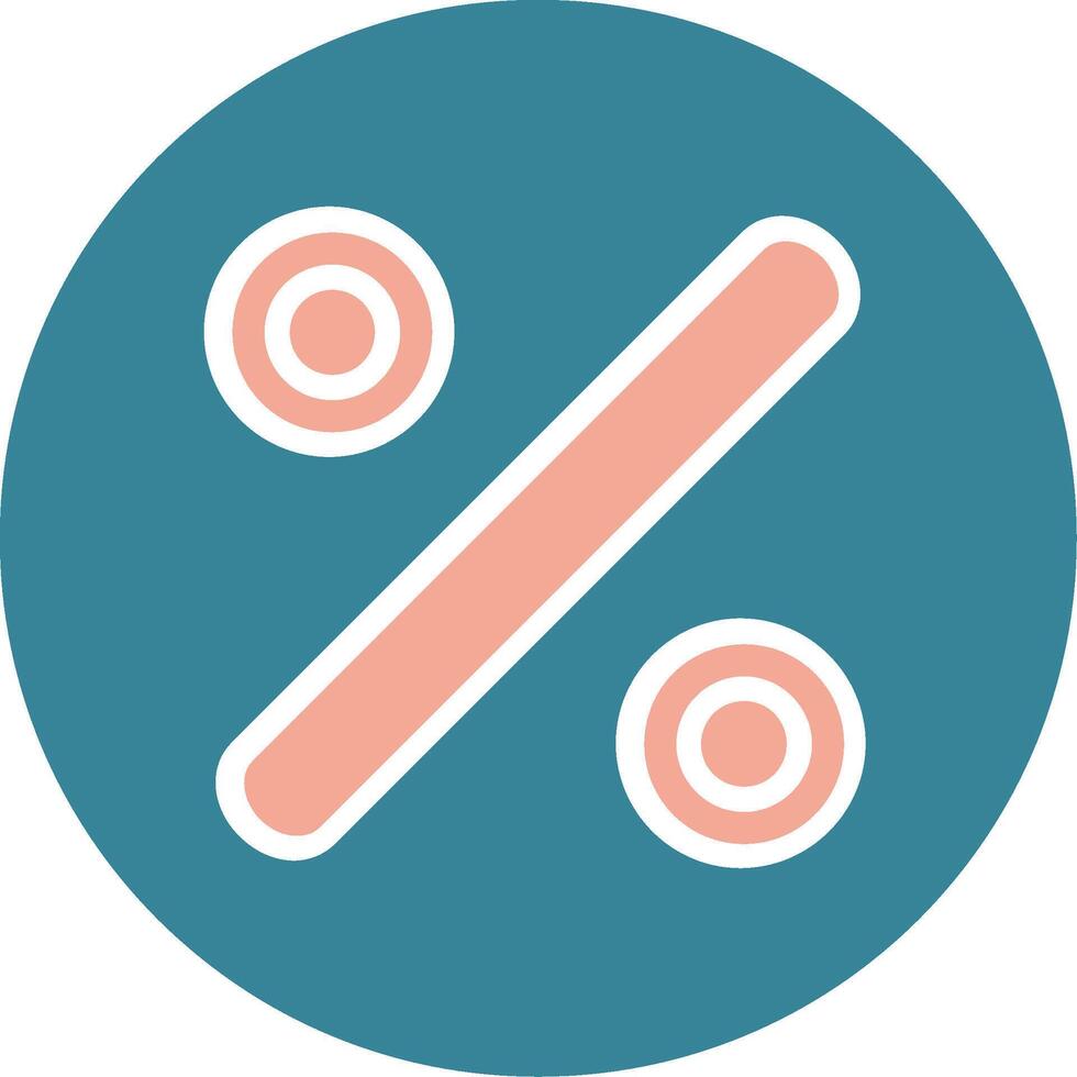 Divide Glyph Two Color Icon vector