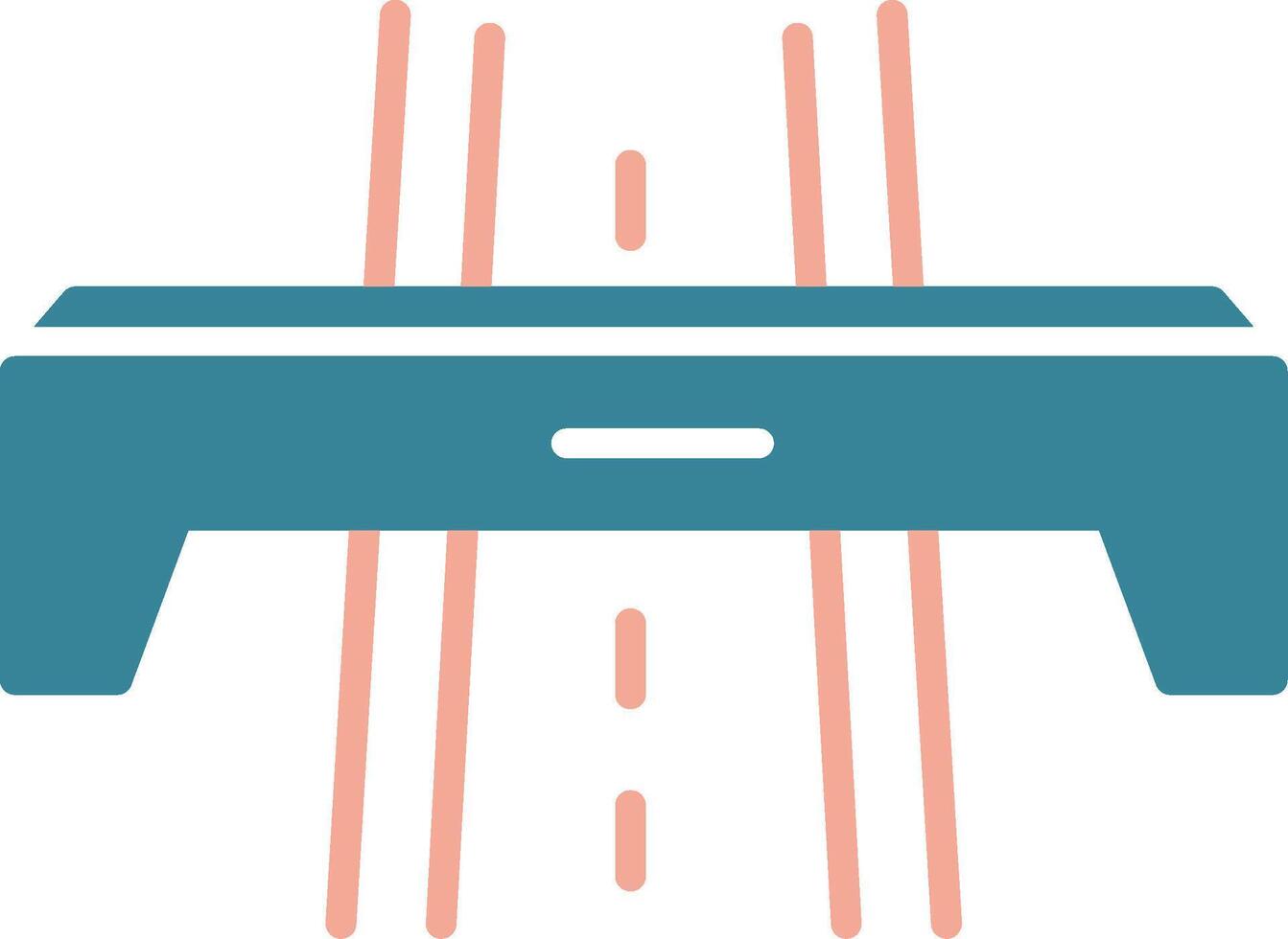 Motorway Glyph Two Color Icon vector