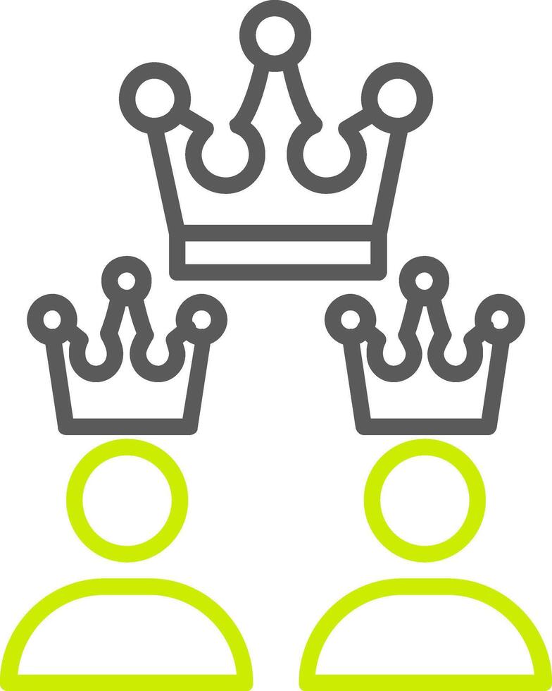 Franchising Line Two Color Icon vector
