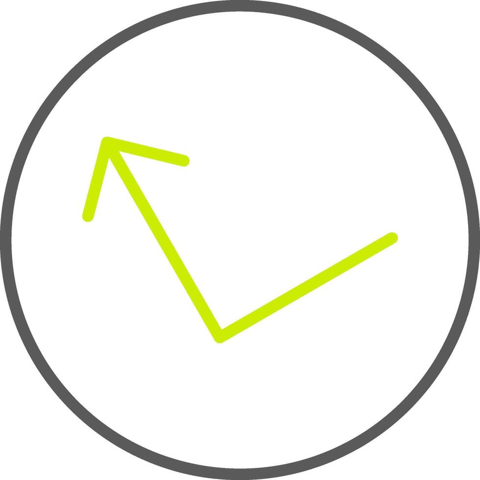 Bounce Line Two Color Icon vector