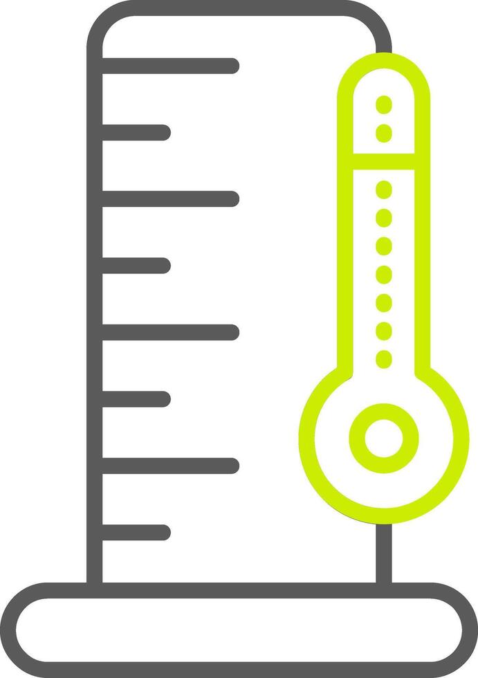 Flask Line Two Color Icon vector