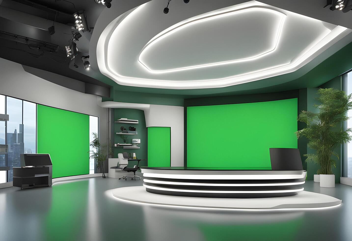Studio The perfect backdrop for any green screen or chroma key production photo