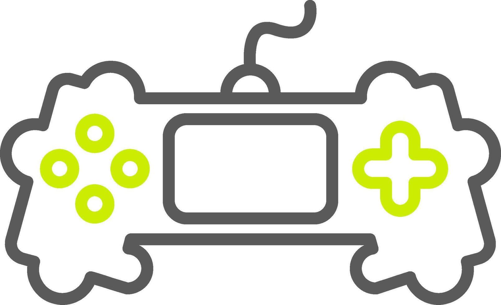 Game Line Two Color Icon vector