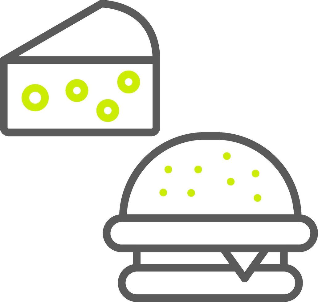 Food Line Two Color Icon vector