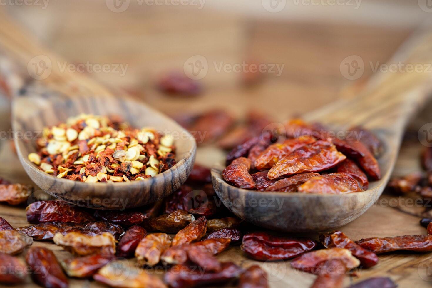 fresh and spicy red hot chilli pepper photo