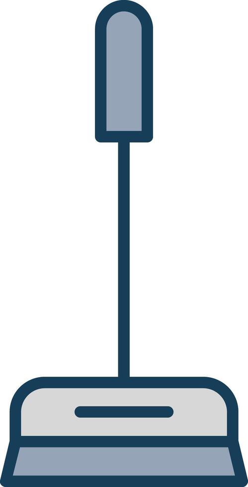 Cleaner Line Filled Grey Icon vector