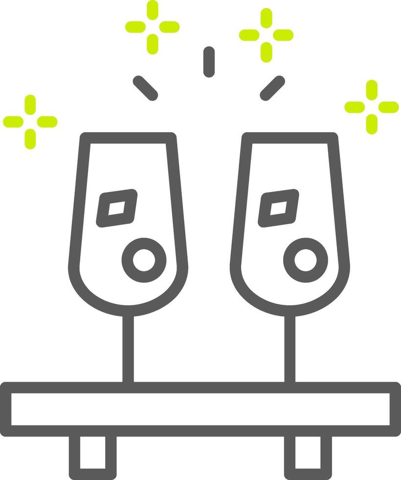 Drinks Line Two Color Icon vector