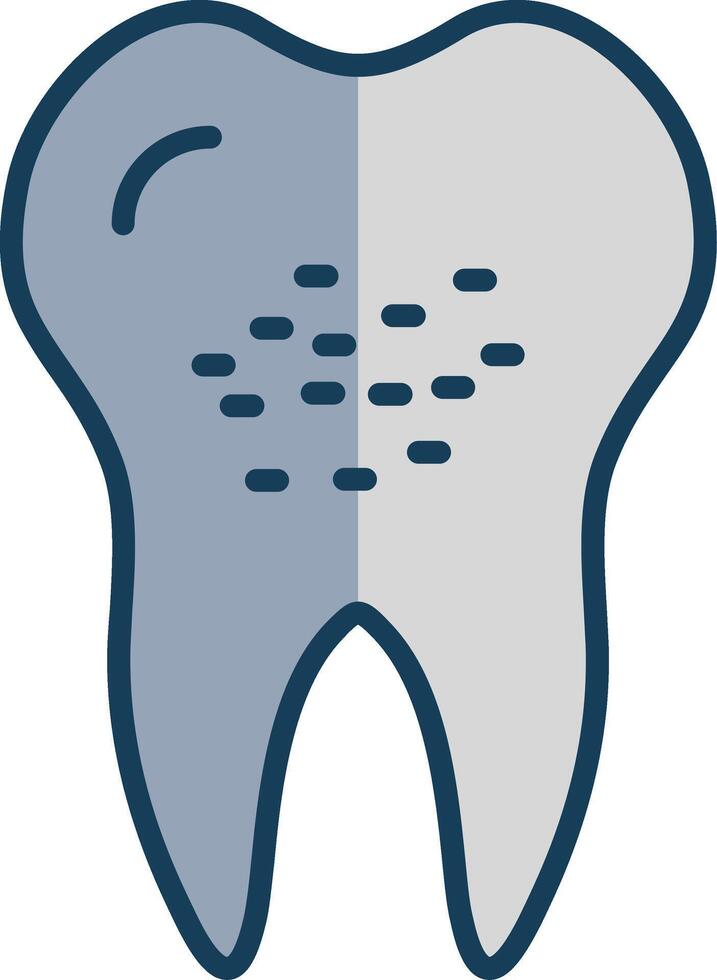 Infected Line Filled Grey Icon vector