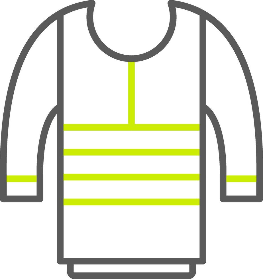 Sweater Line Two Color Icon vector