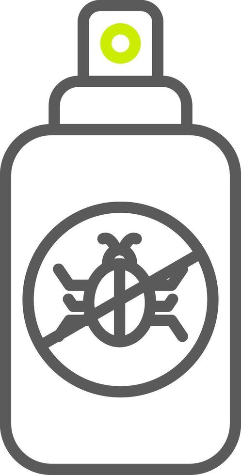 Insect Repellent Line Two Color Icon vector