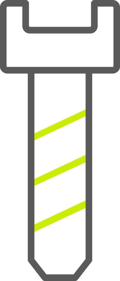 Bolt Line Two Color Icon vector