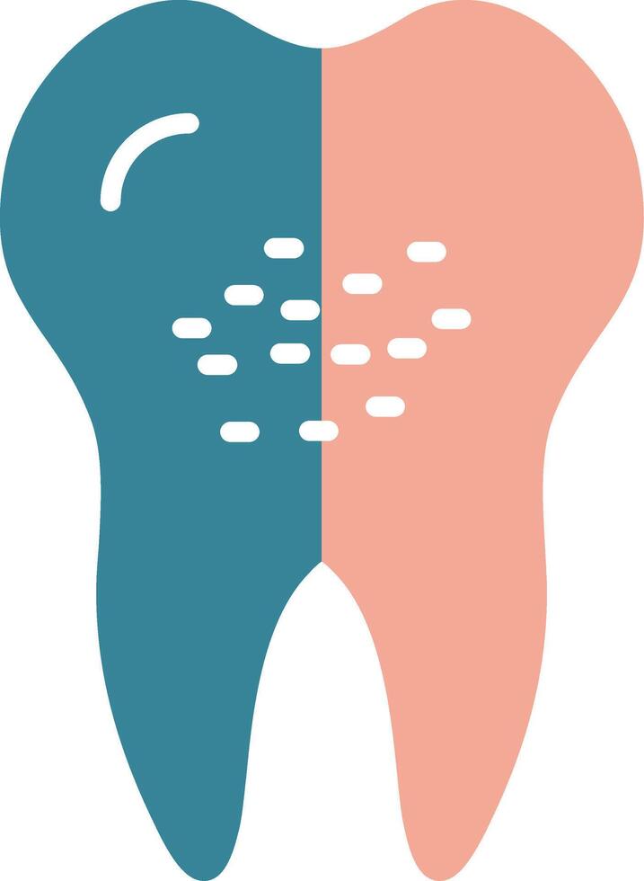 Infected Glyph Two Color Icon vector