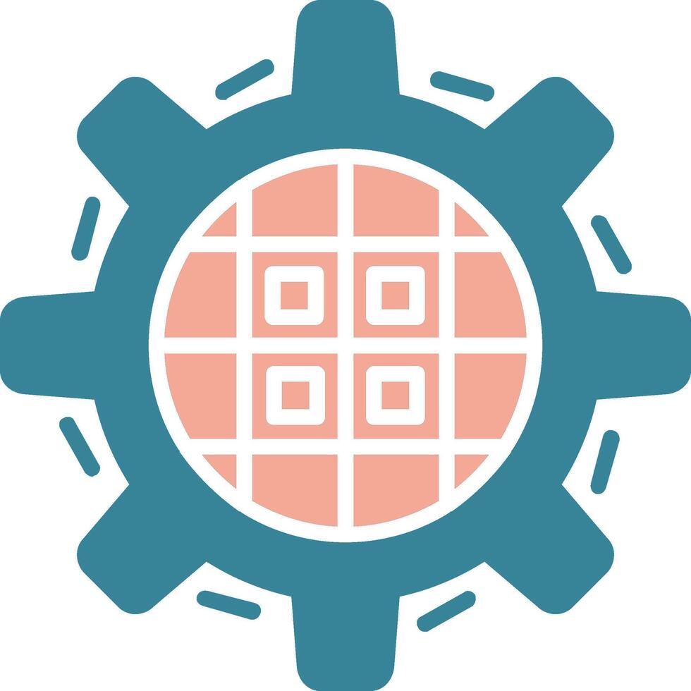 Kanban Glyph Two Color Icon vector