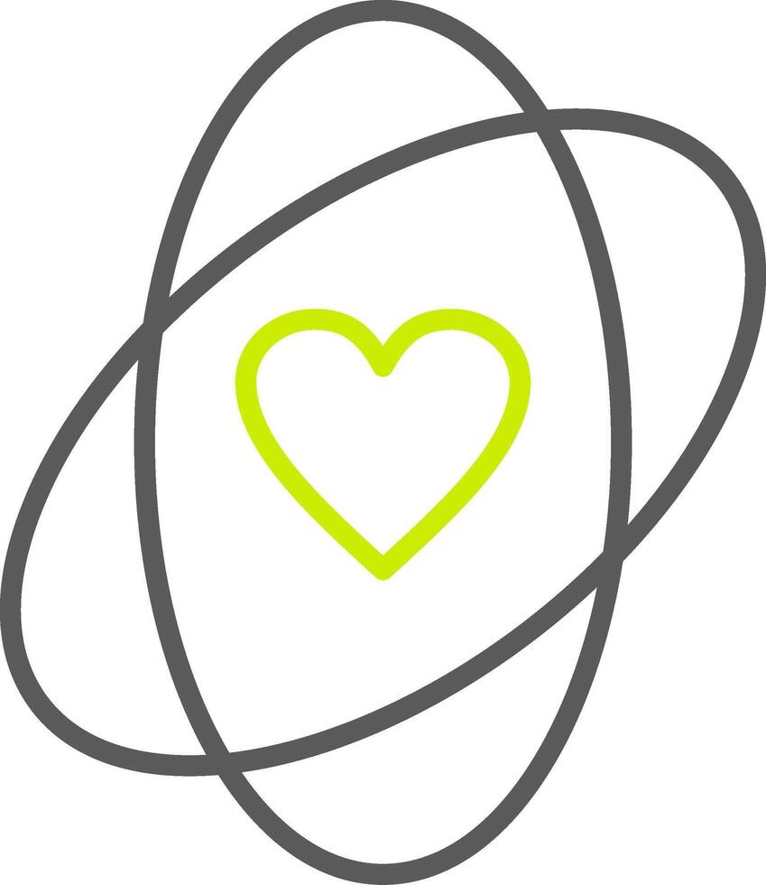 Values Line Two Color Icon vector