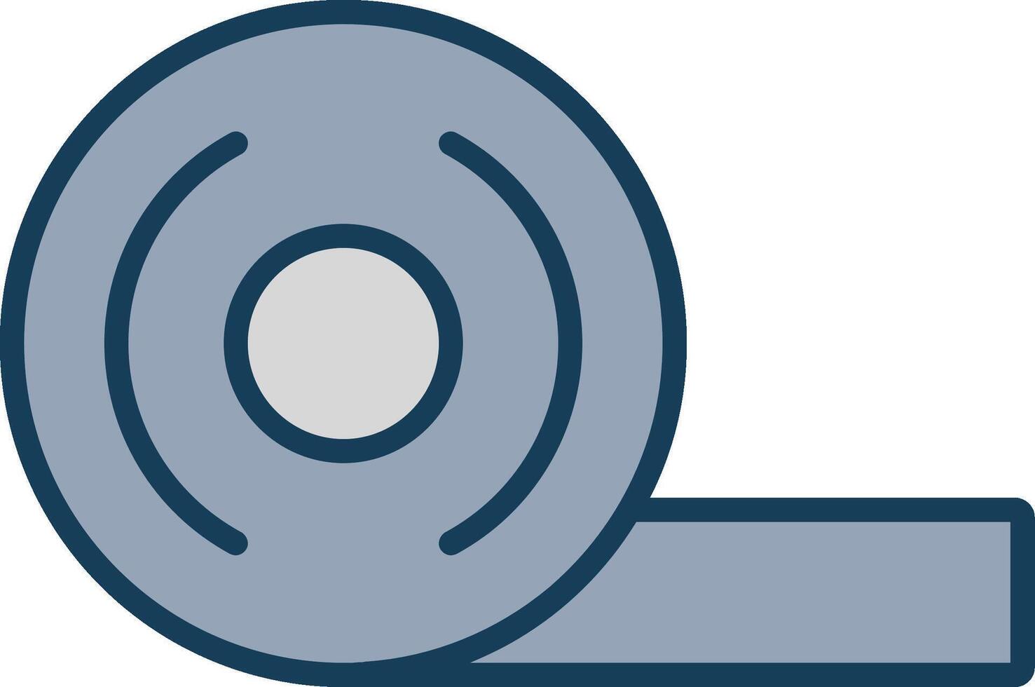 adhesivo cinta línea lleno gris icono vector