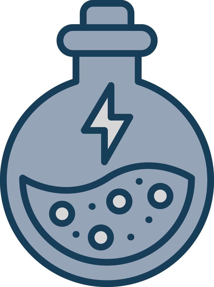 Scientific Line Filled Grey Icon vector