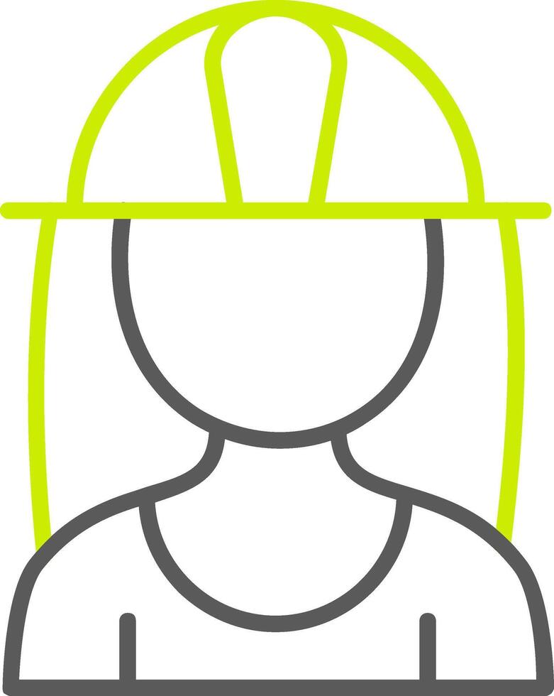 Architect Line Two Color Icon vector