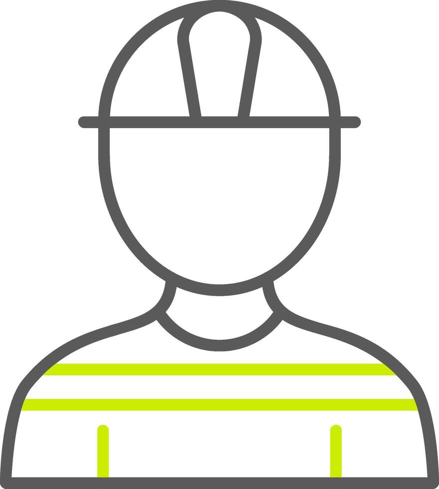 Architect Line Two Color Icon vector