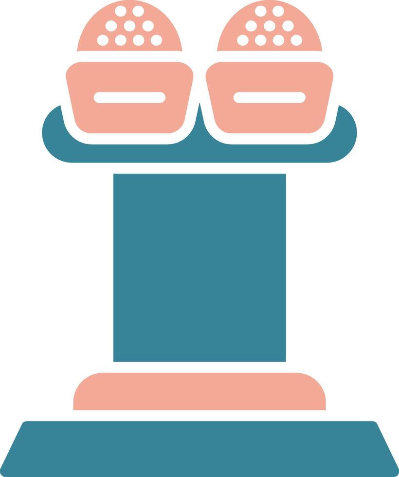 Press Release Glyph Two Color Icon vector
