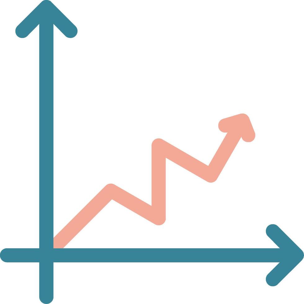 Glyph Two Color Chart Glyph Two Color Icon vector