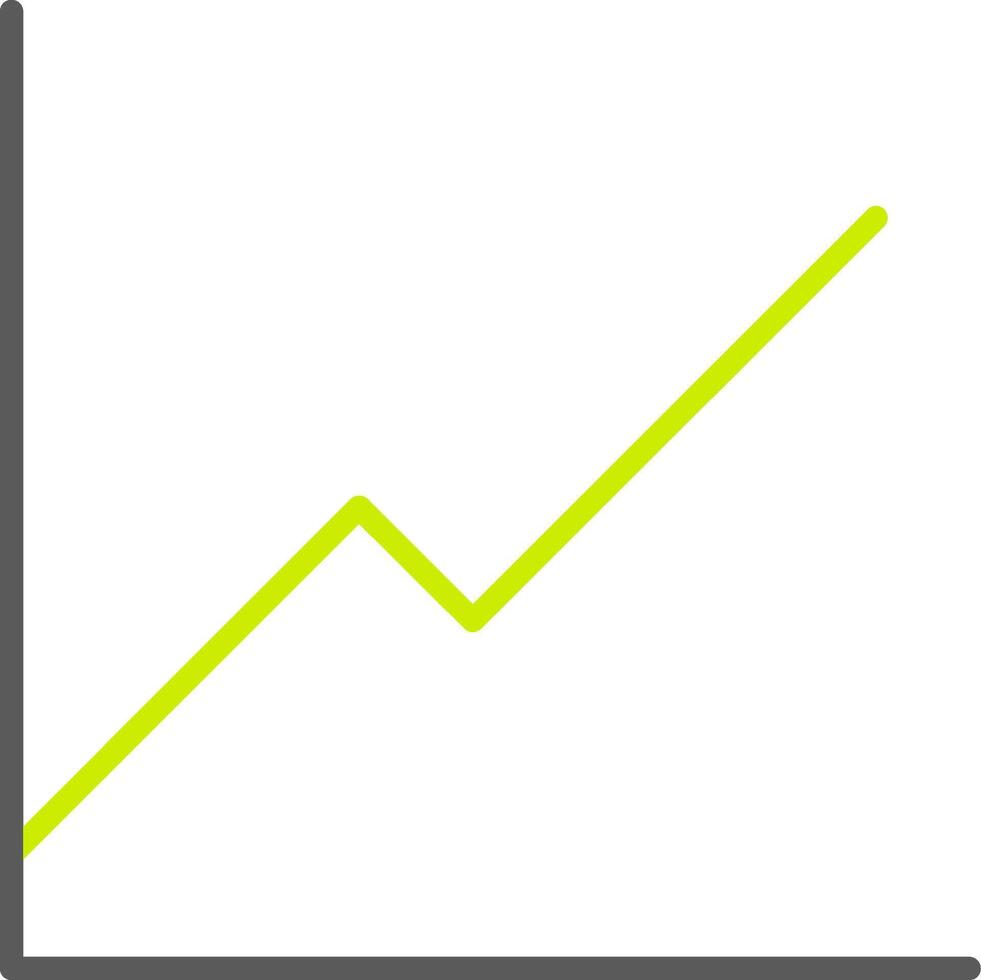 Line Two Color Chart Line Two Color Icon vector