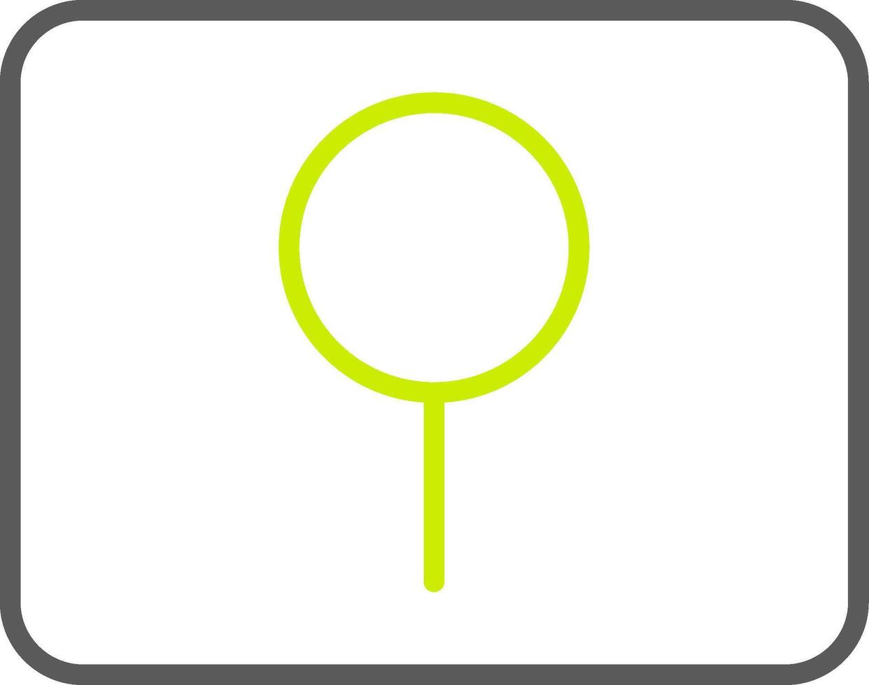 Key Hole Line Two Color Icon vector
