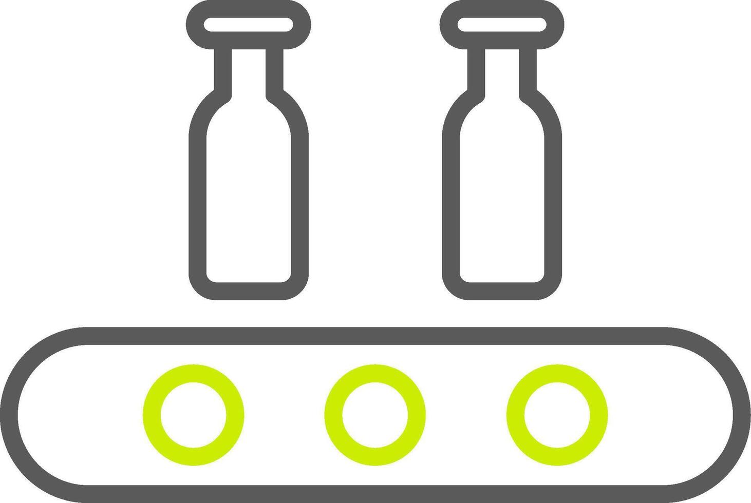 Assembly Line Two Color Line Two Color Icon vector