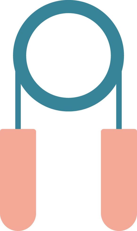 Hand Grip Glyph Two Color Icon vector