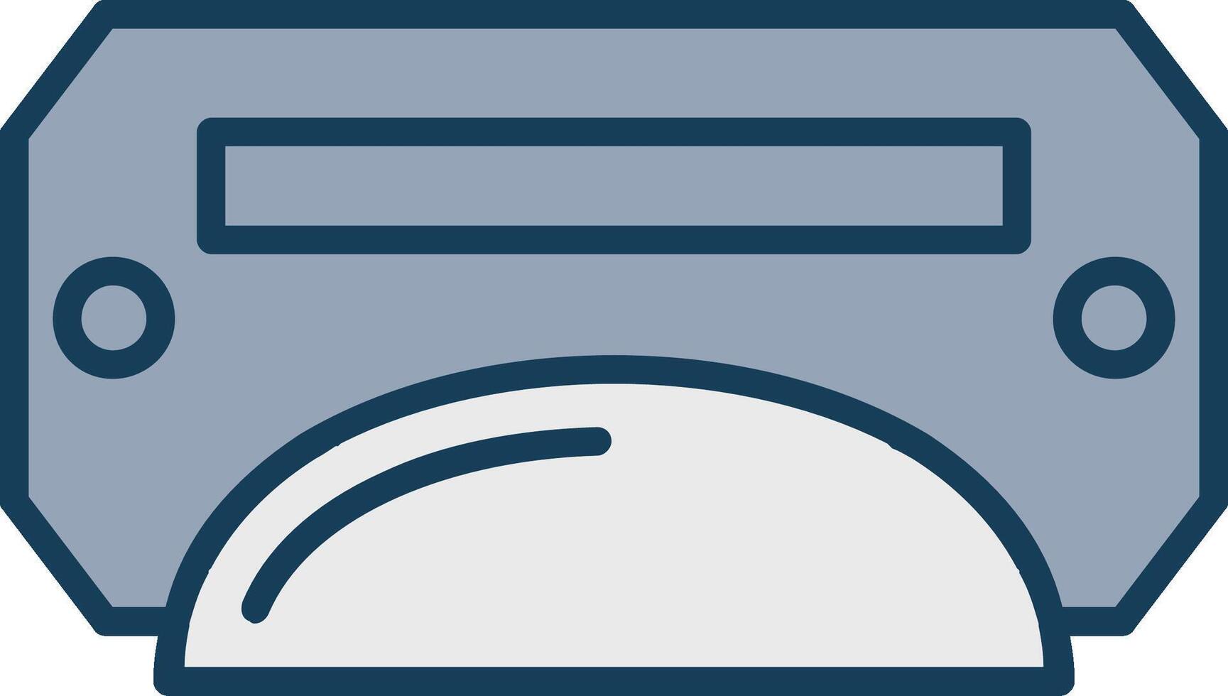 Handle Line Filled Grey Icon vector