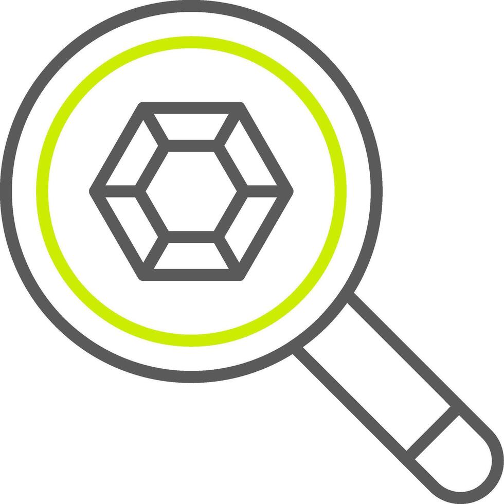 Research Line Two Color Icon vector