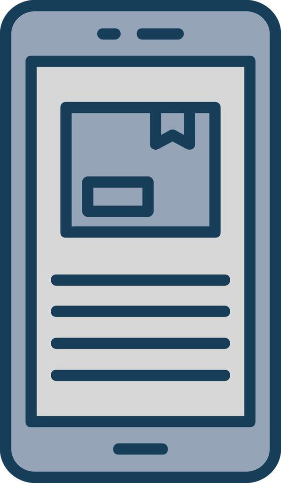 Order Line Filled Grey Icon vector