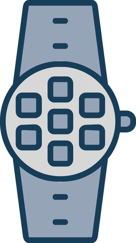 Apps Line Filled Grey Icon vector