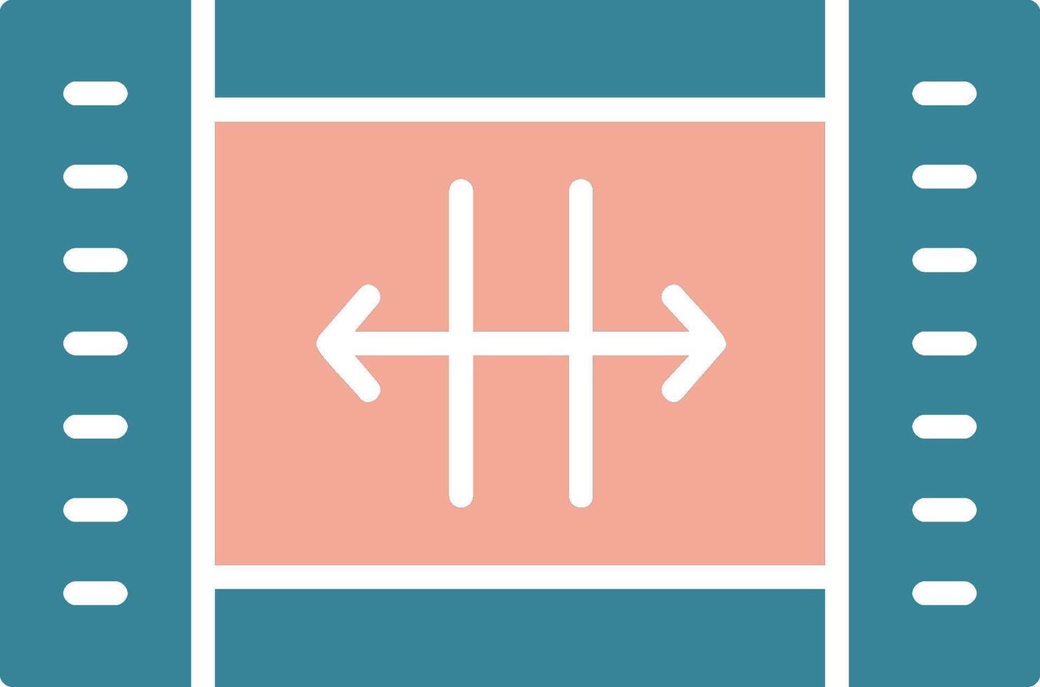 Resize Glyph Two Color Icon vector