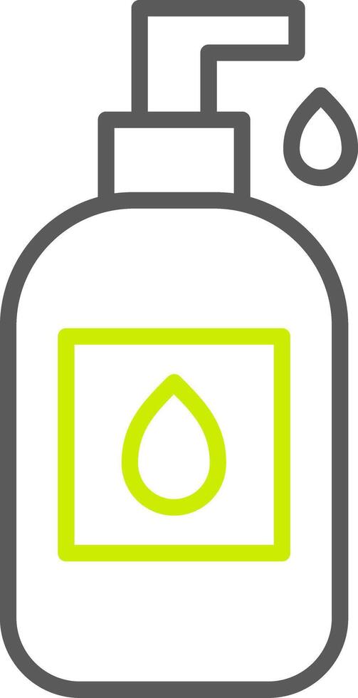 Liquid Soap Line Two Color Icon vector