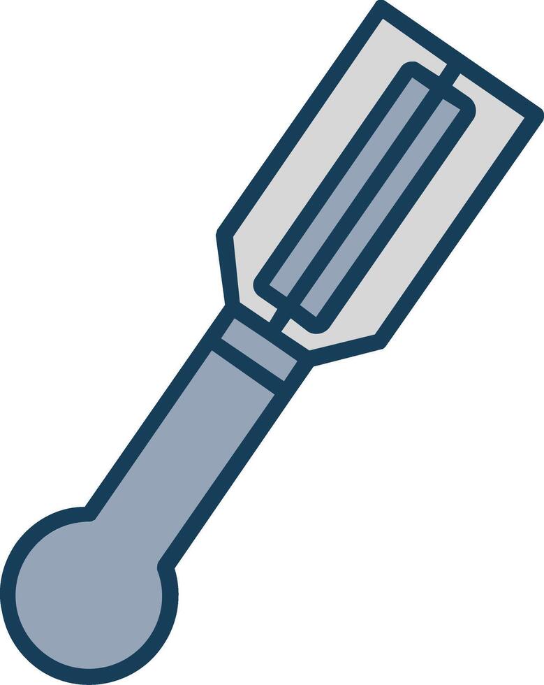 Slicer Line Filled Grey Icon vector