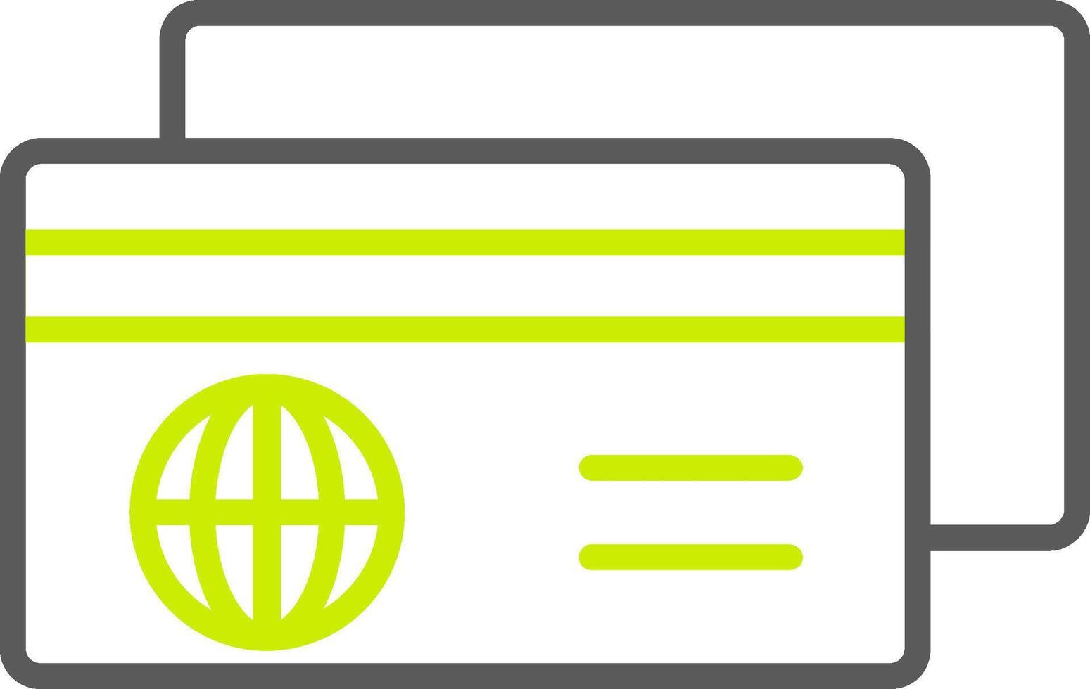 Electronic Payments Line Two Color Icon vector