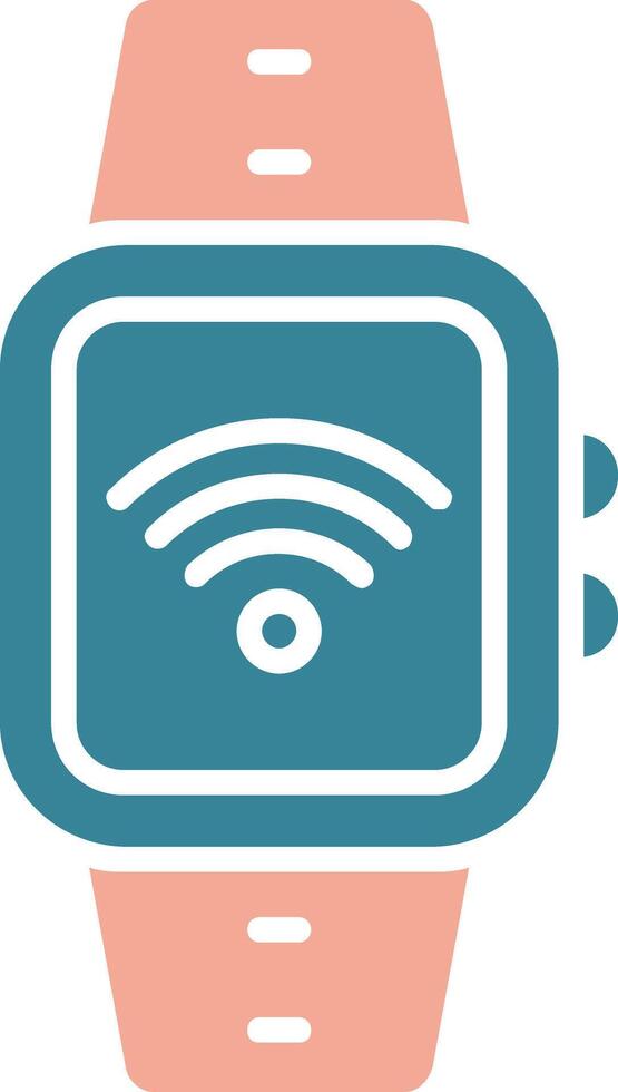 Wi-fi Glyph Two Color Icon vector