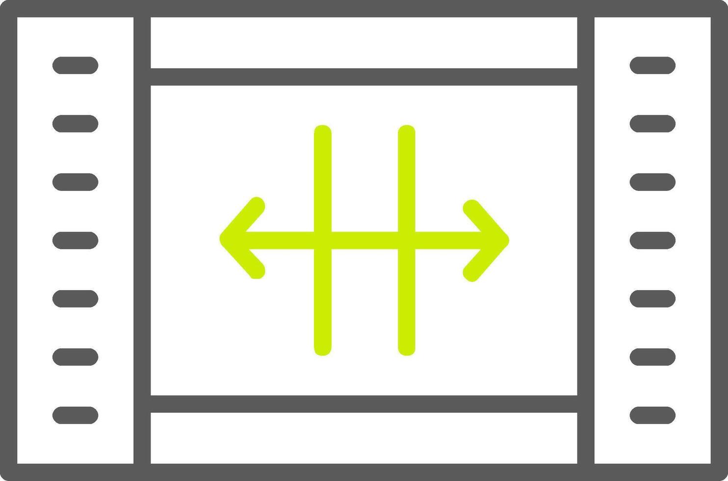 Resize Line Two Color Icon vector