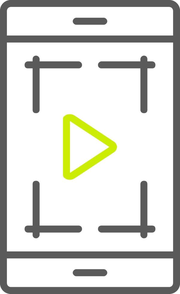Screenshot Line Two Color Icon vector