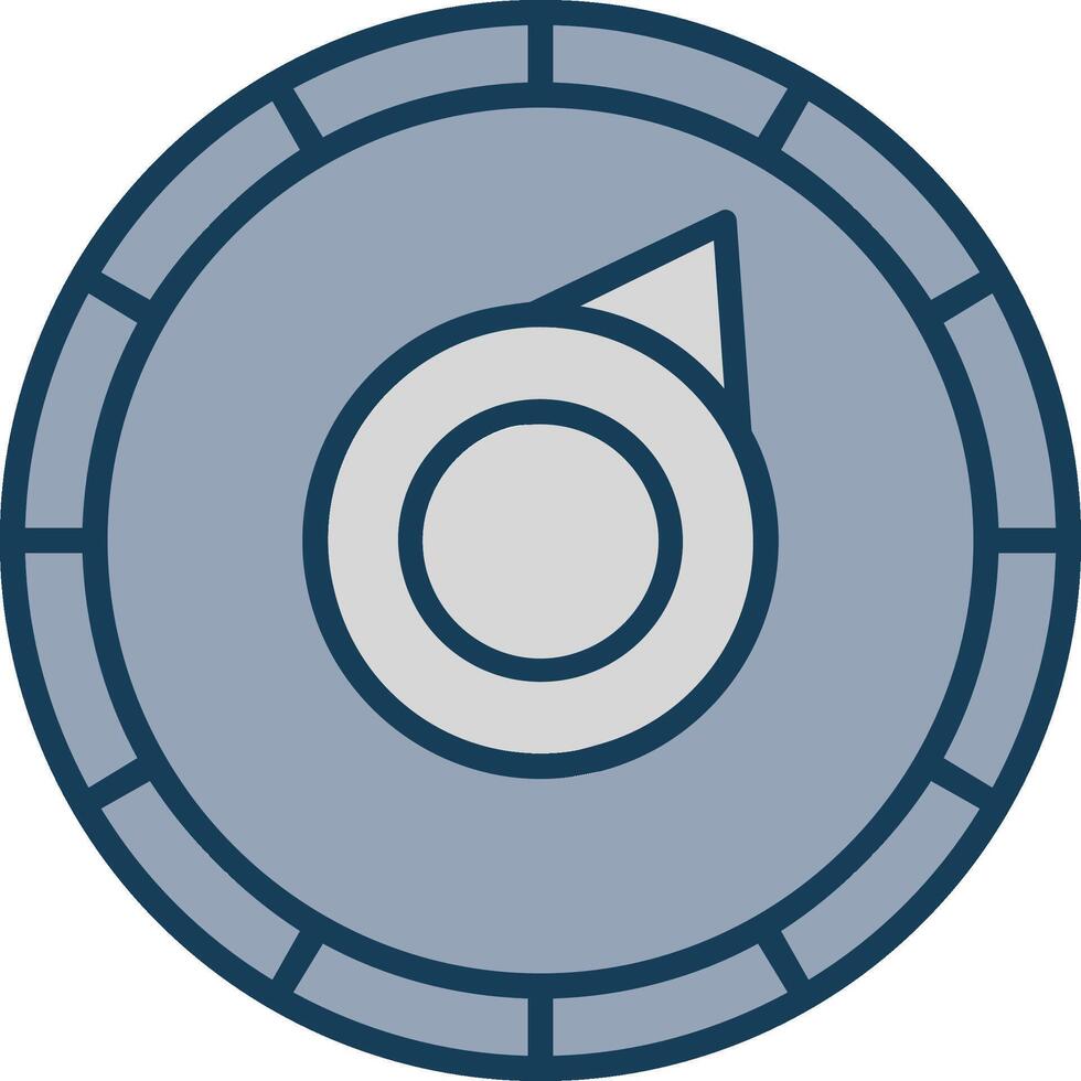 calibre línea lleno gris icono vector