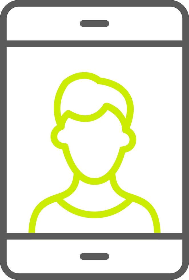 Photo Line Two Color Icon vector